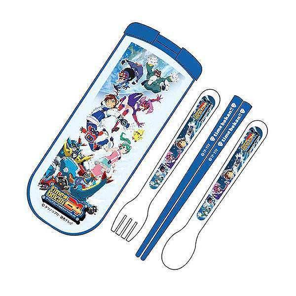 トリオセット　箸・フォーク・スプーン　タイムボカン24　スライド式　子供用　キャラクター