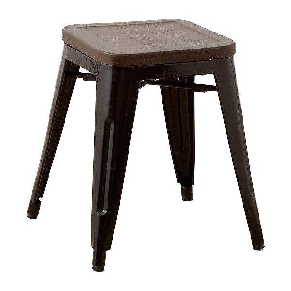 スツール　メタルスツール　ブラック