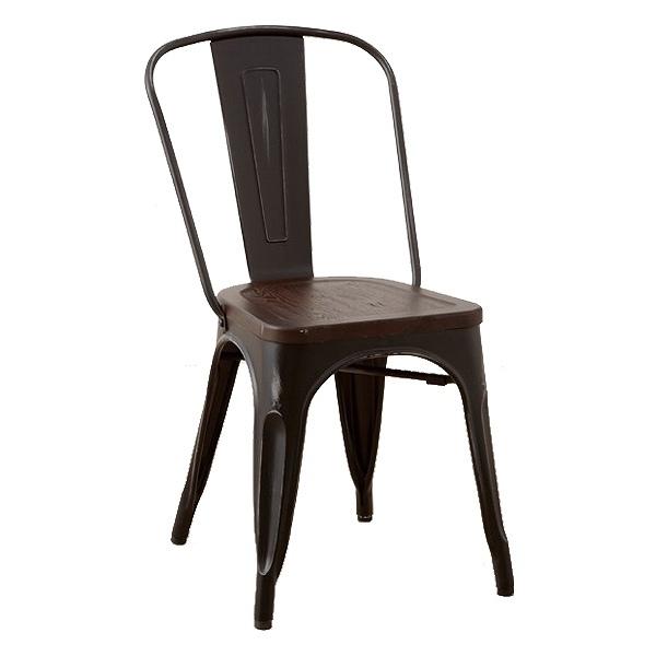 チェア　メタルチェアー　ブラック