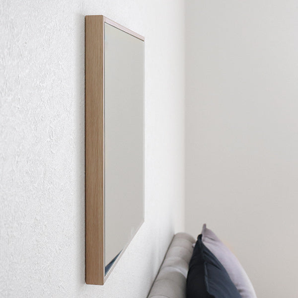 ミラー 壁掛け 45×45cm ウォールミラー フィル スクエア 正方形 鏡 日本製