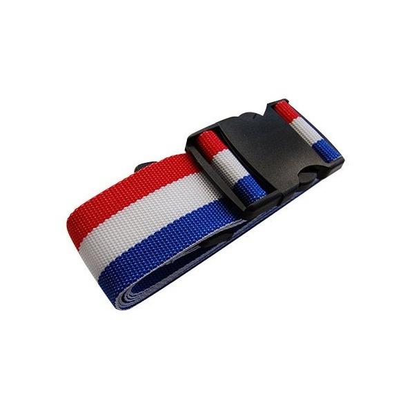 トランクベルト カラフル 国旗柄 スーツケースベルト ワンタッチ式 調整可能 -9