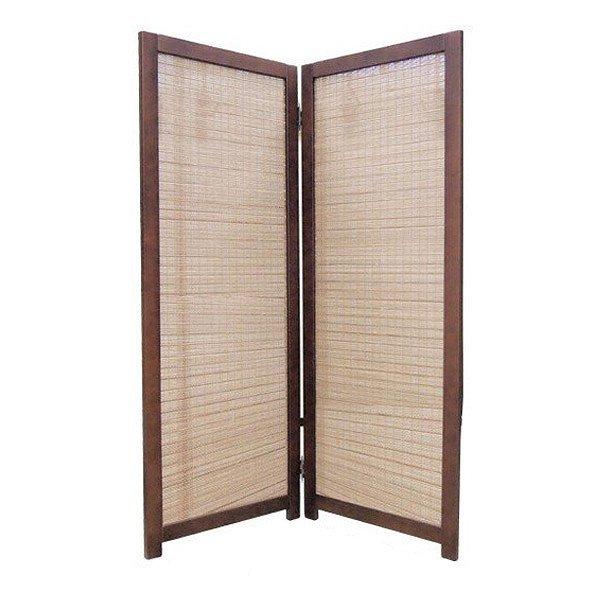 衝立　和風　竹すだれ衝立　2連　1270　高さ135cm