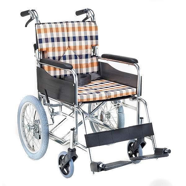 車いす 介助式 背折れタイプ 座面幅40cm 非課税