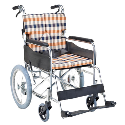 車いす 介助式 背折れタイプ 座面幅42cm 非課税