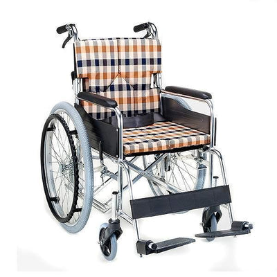 車いす 自走式 背折れタイプ 座面幅42cm 非課税