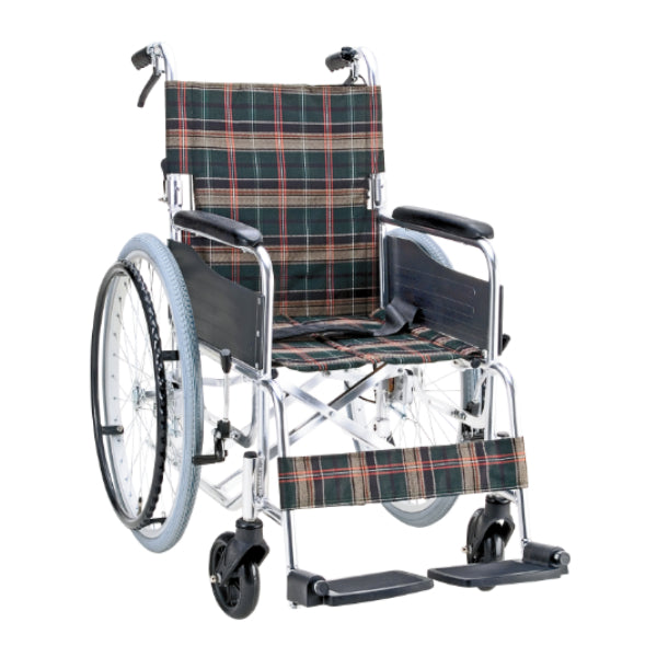車いす 自走式 背折れタイプ 座面幅40cm 非課税