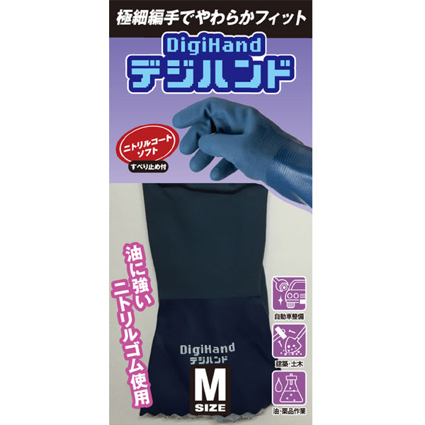 ゴム手袋　ニトリルコード　ソフト　Mサイズ