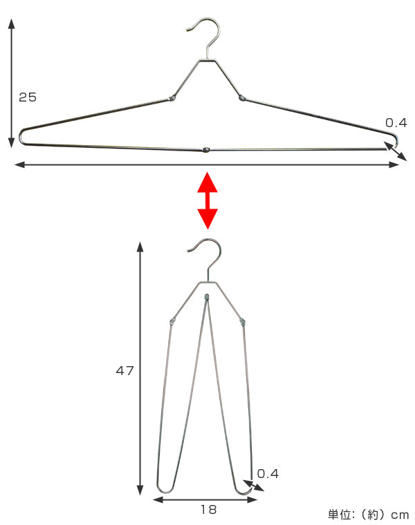 洗濯ハンガーバスタオルハンガー折りたたみ1個ステンレス
