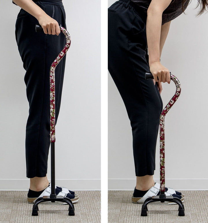 杖4点杖アルミ製4点支柱杖非課税自立式介護