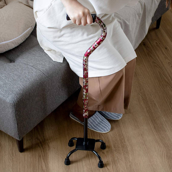 杖4点杖アルミ製4点支柱杖非課税自立式介護