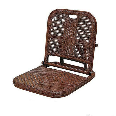 籐 ラタン 籐折りたたみ座椅子