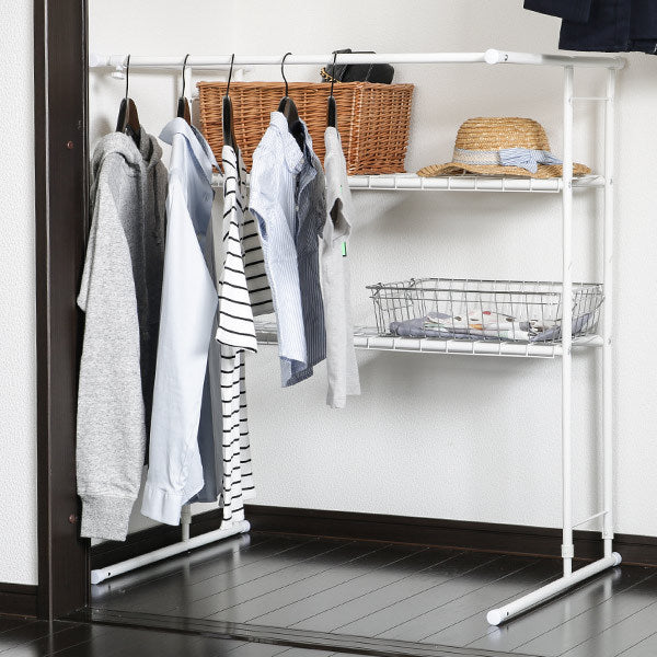 ハンガーラック 押入れ クローゼット 伸縮タイプ 収納 – ハウジー ハンガーラック 押入れ クローゼット 伸縮タイプ 収納 – ハウジー