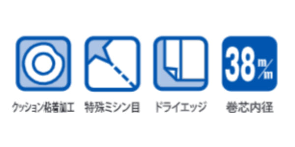 スペアテープのみ コロコロ 粘着クリーナー 粘着クッションテープワイド 2巻入 -3