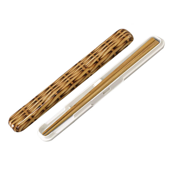 箸＆箸箱セット　木箸　かぶせ蓋　日本製　PANIER　18cm