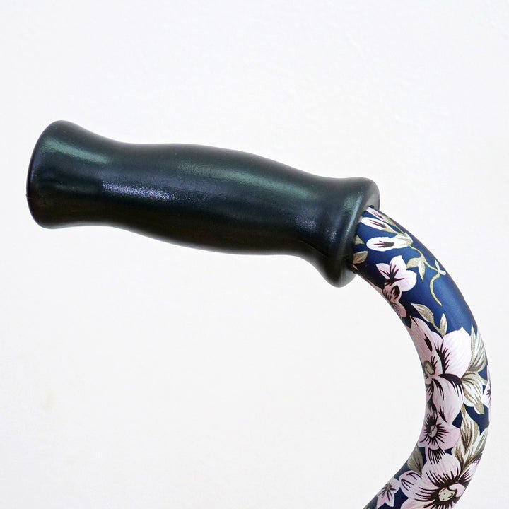 杖4点杖青花柄軽量多点杖ステッキ介護自立式