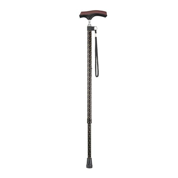 杖 伸縮式 軽量 やわらかスリムネックステッキ -1