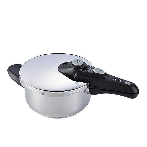 D＆S　Pressure Cooker　圧力鍋　4.5L　DSPC6027 IH対応　レシピ本付き