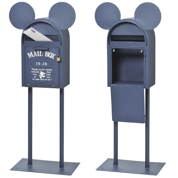 ミッキーマウスぽすと 郵便ポスト スタンドタイプ ヴィンテージミッキー ミッキーマウス