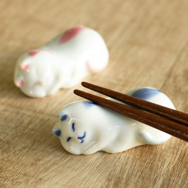 箸置き 眠り猫 日本製