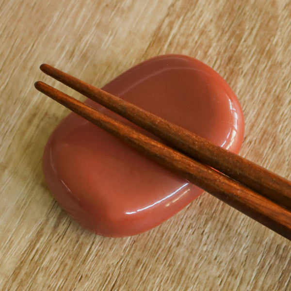 箸置き 小判 赤 日本製