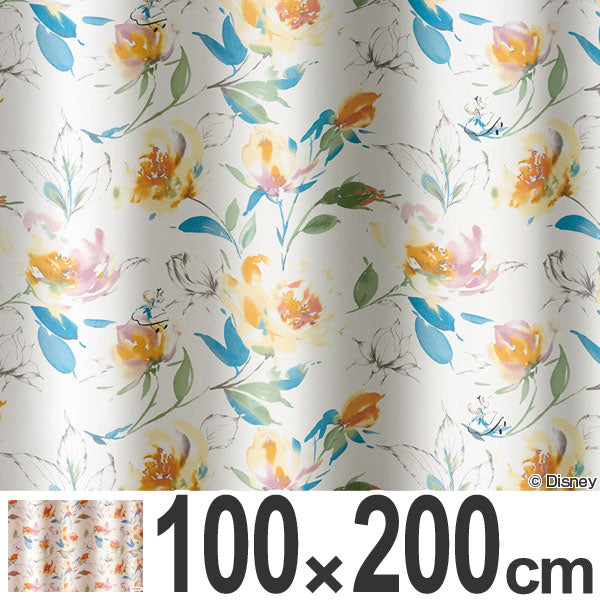 カーテン　遮光カーテン　スミノエ　アリス　ローズガーデン　100×200cm