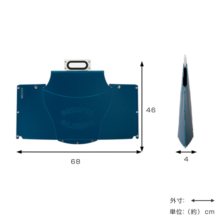 アウトドア テーブル 折りたたみ ミニ 軽量 パタット ミニテーブル PATATTO TABLE mini コンパクト -7