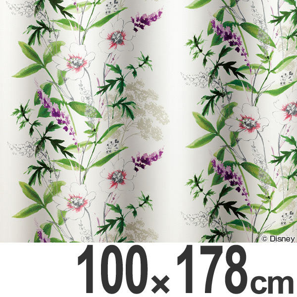 カーテン　遮光カーテン　スミノエ　ミッキー　ワイルドフラワ－　100×178cm