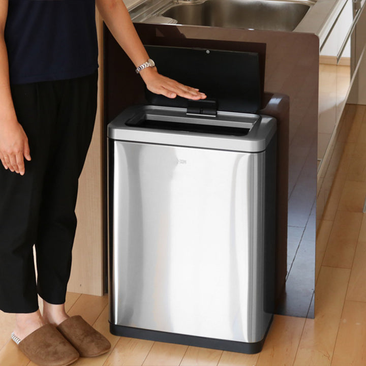 ゴミ箱 ふた付 EKO ブラヴィア センサービン 45L -13