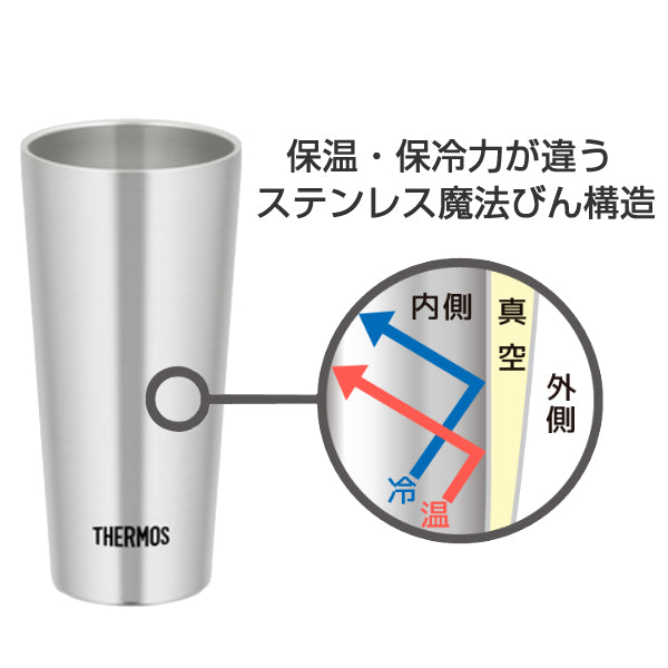 サーモス タンブラー 350ml 真空断熱 ステンレス JDI-350 -3