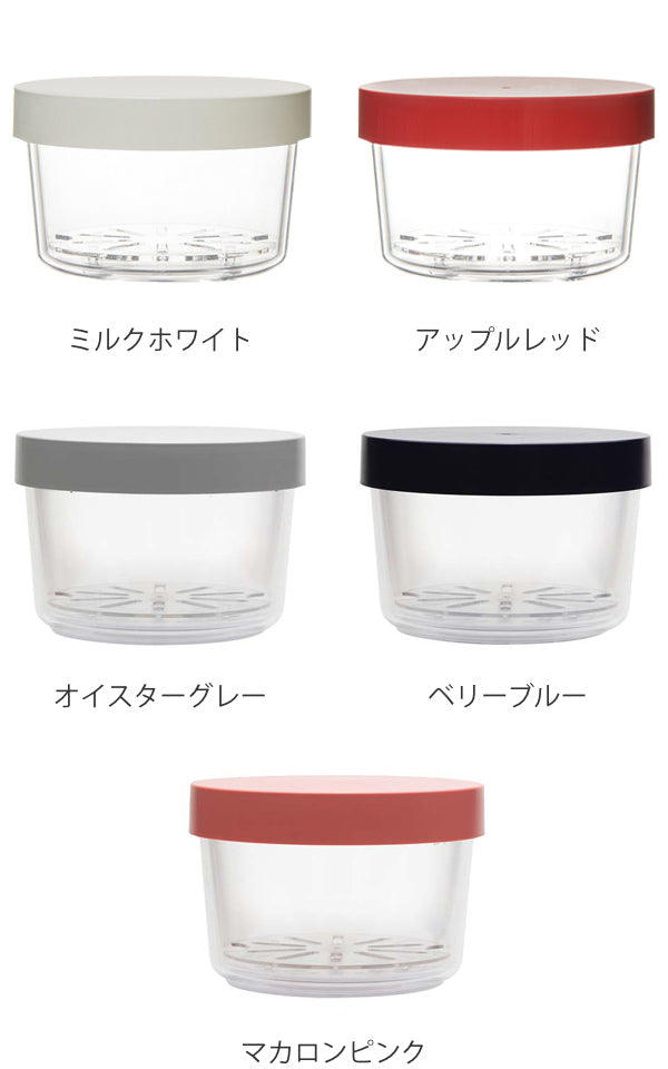 お弁当箱 1段 400ml GEL-COOL ジェルクール 保冷剤一体型 ラウンド クリアタイプ すのこ付