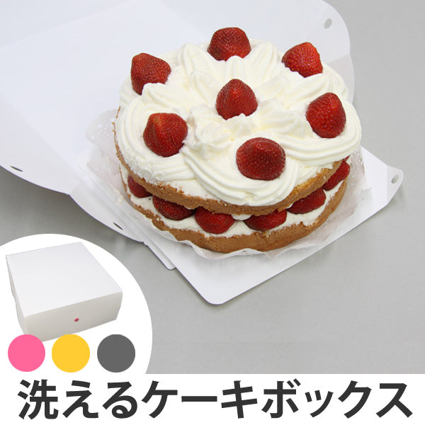 ケーキボックス　ケーキ型　フラット　18cm用　プレーン　日本製