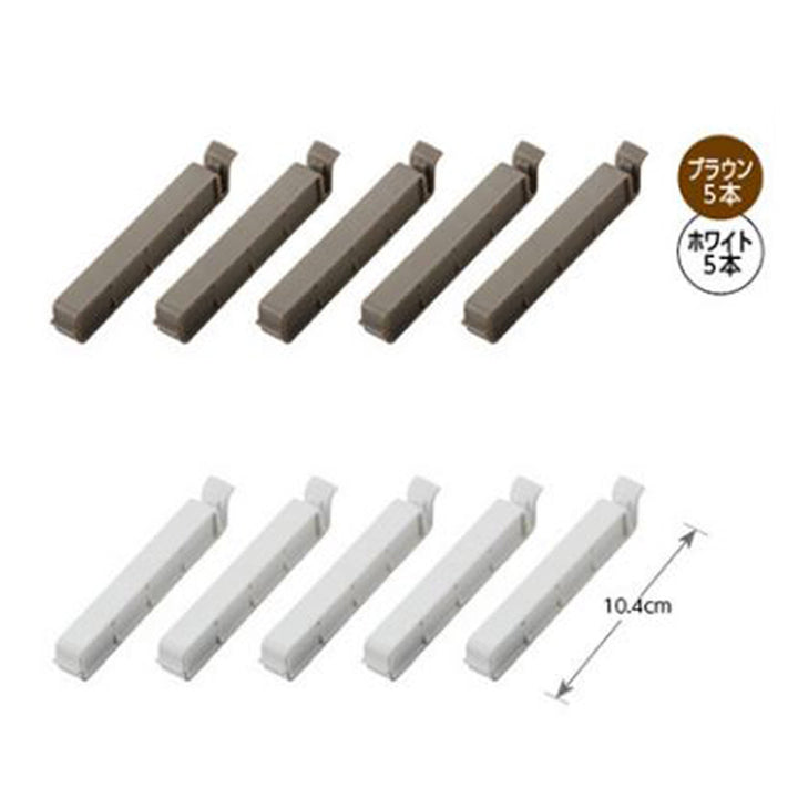 袋どめ袋用クリップトージーディスペンサー10本セットケース付き