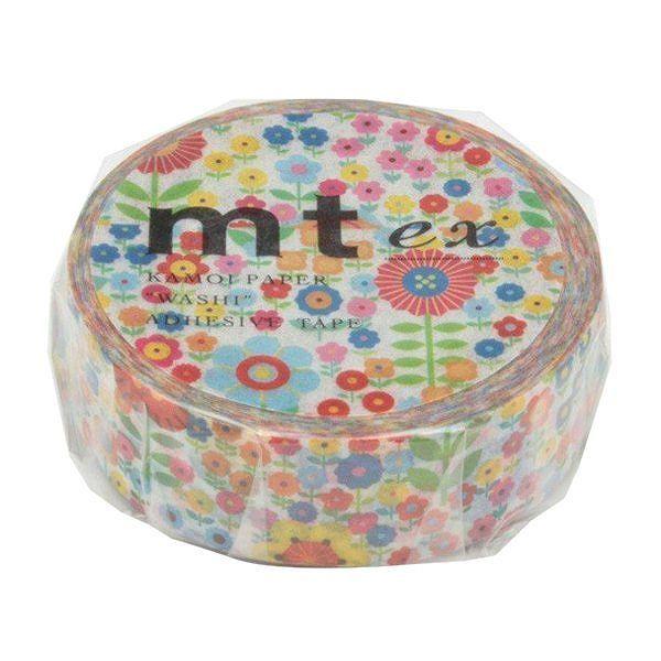 マスキングテープ　mt　ex　小花　花畑　幅15mm
