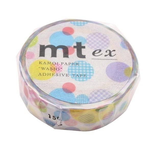 マスキングテープ　mt　ex　ランダムドット　幅15mm