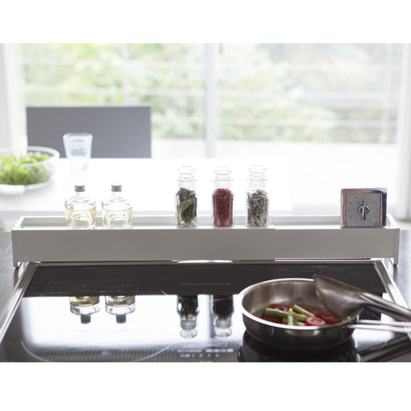 Plate 棚付き伸縮排気口カバー プレート ホワイト -7