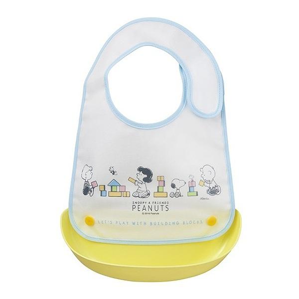 ベビーエプロン　スヌーピー　お食事エプロン　子供用　キャラクター　日本製
