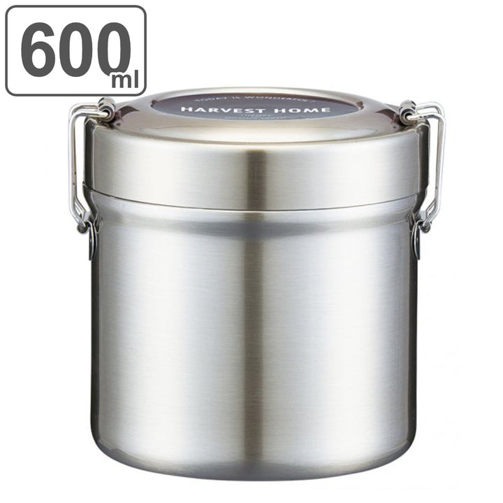 ランチジャー 600ml 真空ステンレス ランチボックス ベーシック -2