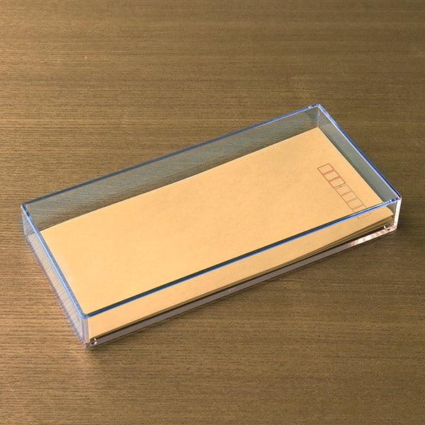 クリアケース 収納ケース 約 幅22×奥行11×高さ3cm 透明 収納 デスコシリーズ