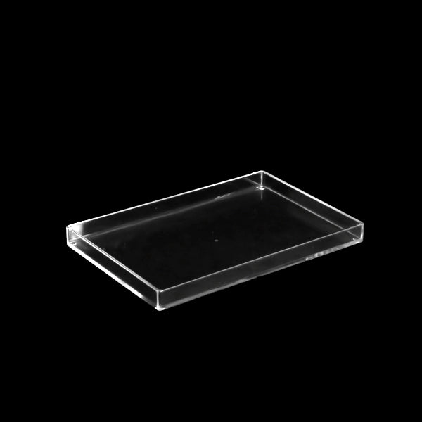 トレー　小　クリア　プラスチック　透明　収納　デスコシリーズ　玄関トレー