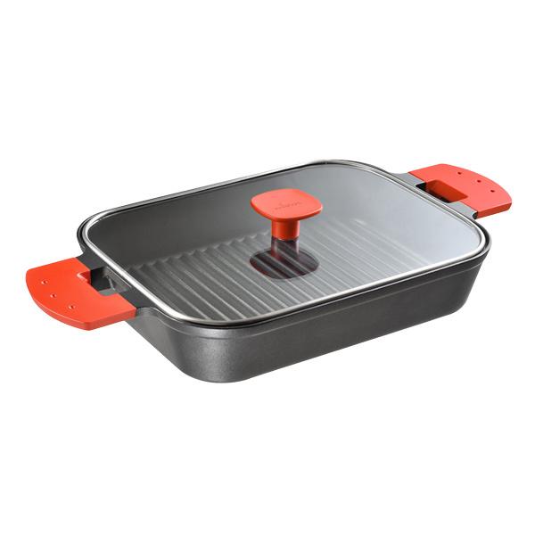 グリルパン　スチームグリル　ガラスカバー　UCHICOOK　ウチクック　IH対応　日本製