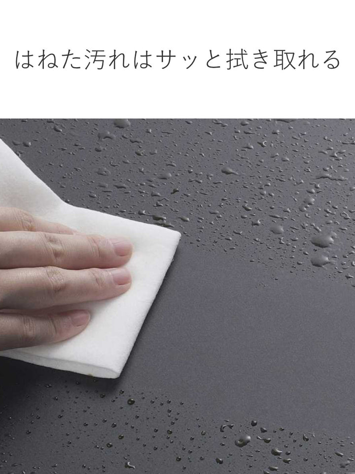 レンジガードサッとその場で油はねガードL字型