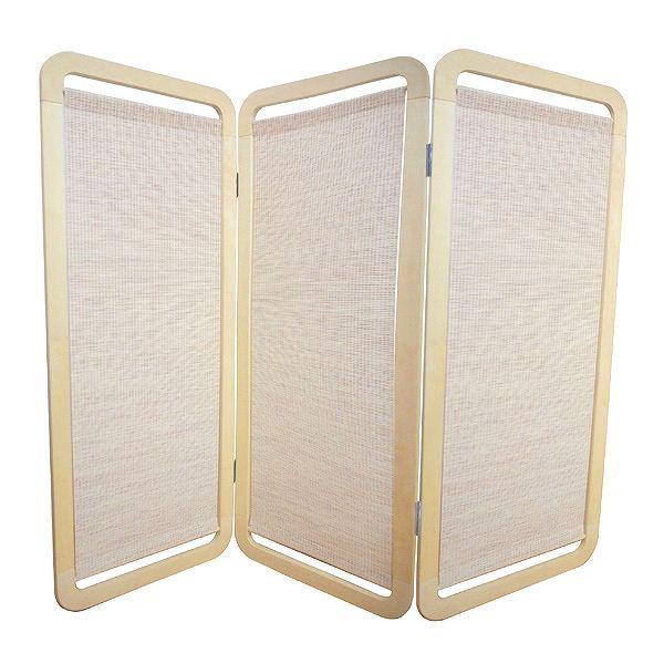 パーテーション　3連　スマホ型　ナチュラル