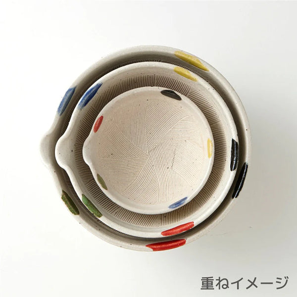すり鉢6号20cm片口水玉陶器