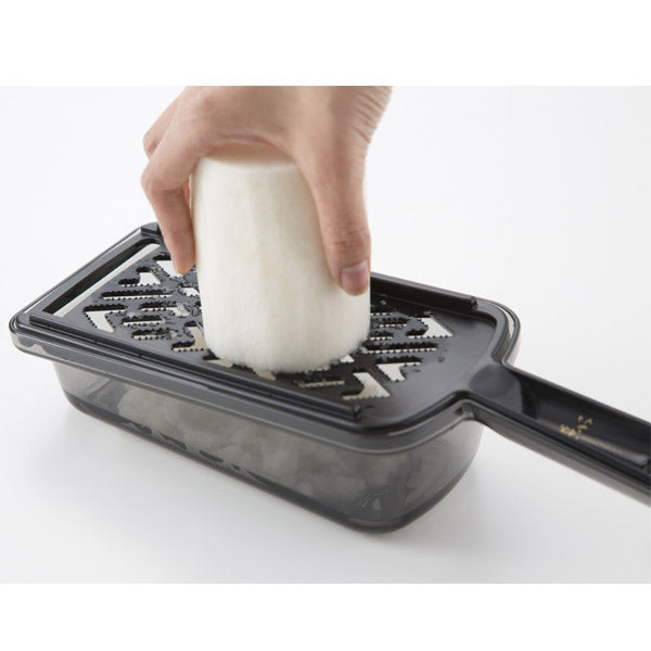 おろし器関孫六食洗機対応受け皿付き貝印日本製レギュラーサイズ