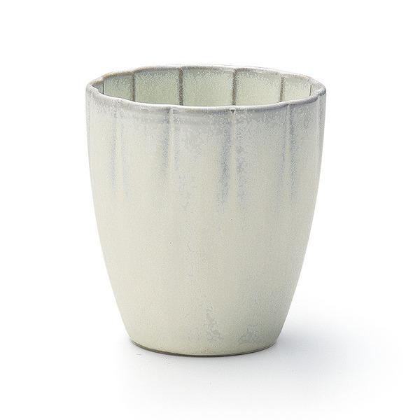 湯呑み 300ml コップ 花カップ 花シリーズ 洋食器 陶器 日本製 ぎんはく
