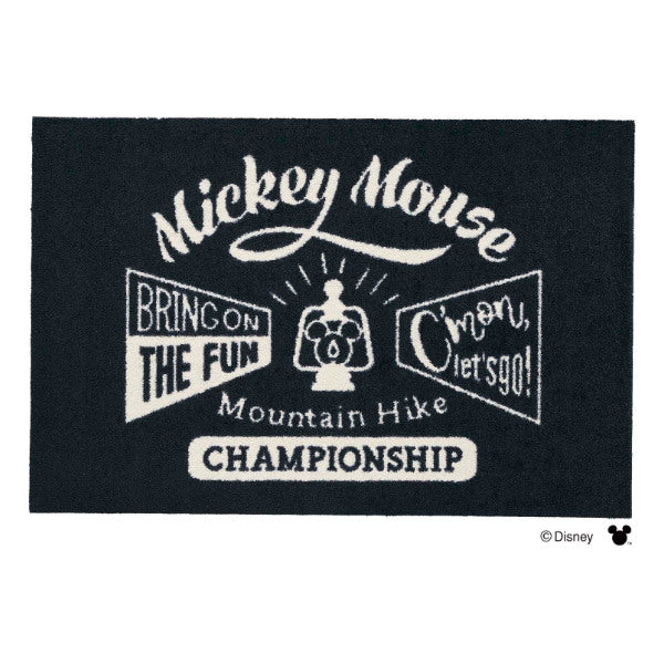 玄関マット 50×75cm 屋外兼用 ミッキー＆ミニー マウンテンハイク