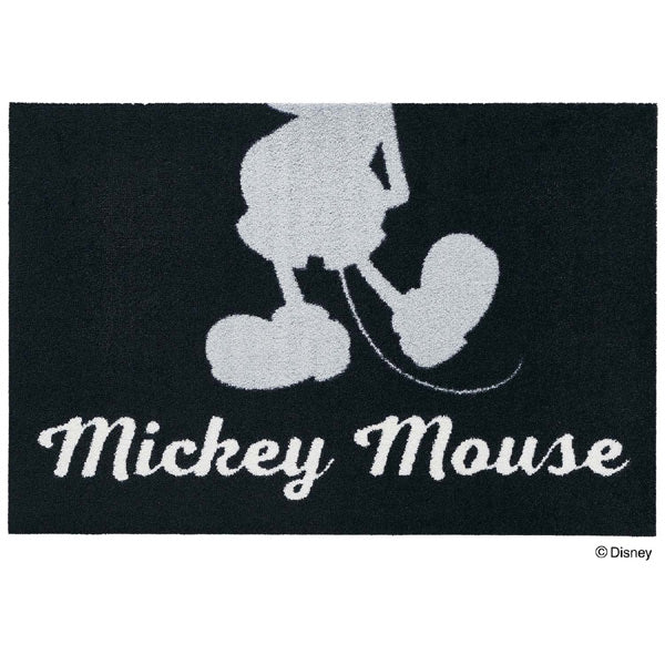 玄関マット 50×75cm 屋外兼用 ミッキー＆ミニー シルエット