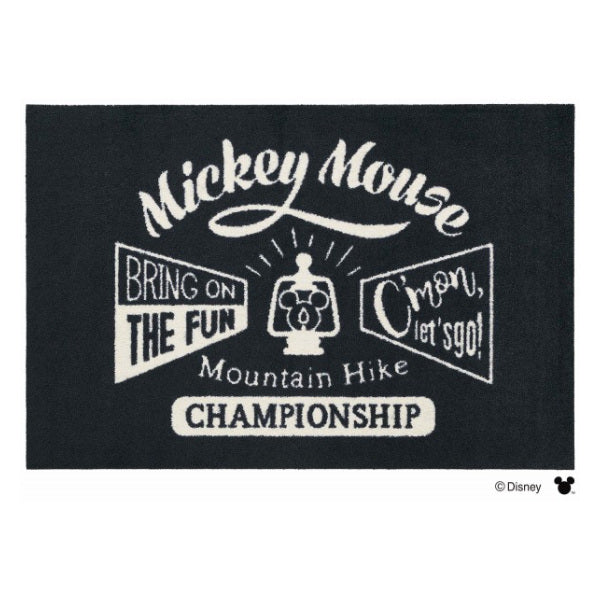 玄関マット 60×90cm 屋内屋外兼用 ミッキー マウンテンハイク