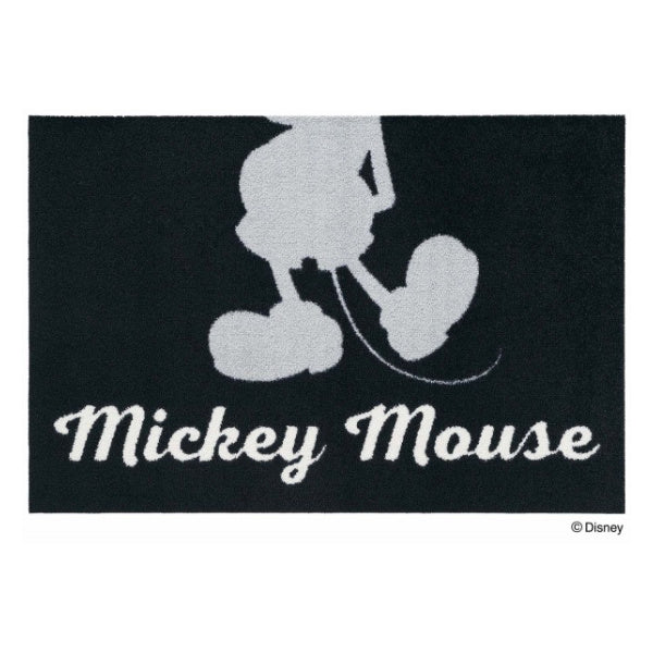 玄関マット 60×90cm 屋内屋外兼用 ミッキー シルエット
