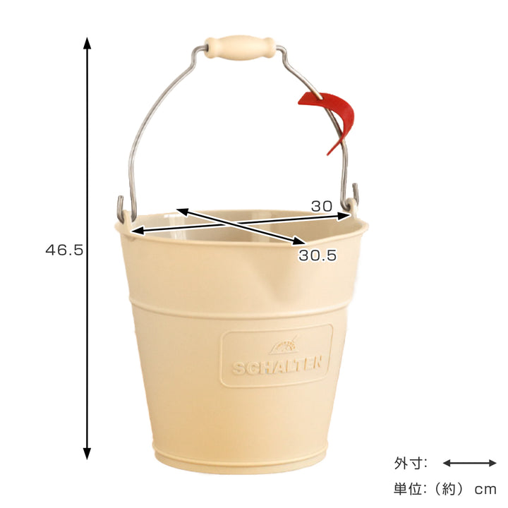 バケツ10LSCHALTENバケット丸型おしゃれ日本製